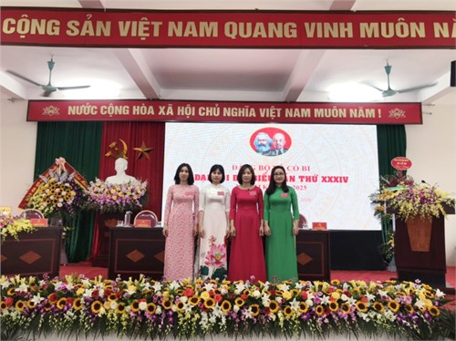 Đoàn đại biểu của Chi bộ trường Tiểu học Trung Thành đã tham dự Đại hội đại biểu lần thứ XXXIV nhiệm kỳ 2020-2025 của Đảng bộ xã Cổ Bi, huyện Gia Lâm, thành phố Hà Nội.